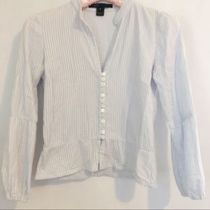 Marc Jacobs | Blue and White Pinstripe Button Down